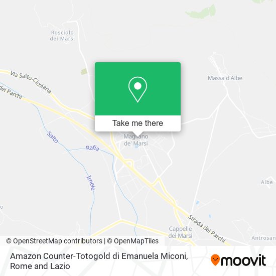 Amazon Counter-Totogold di Emanuela Miconi map