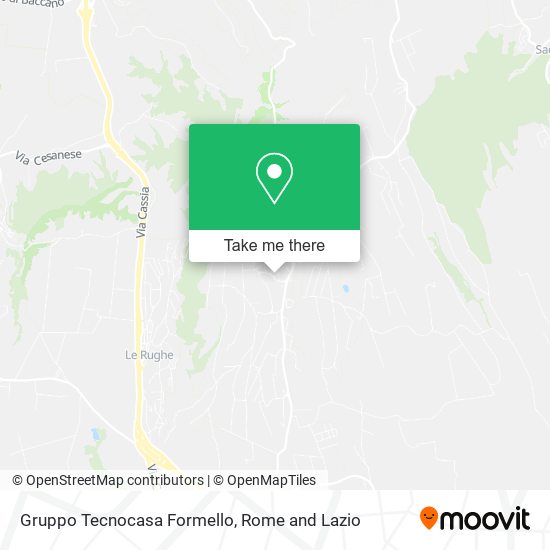 Gruppo Tecnocasa Formello map