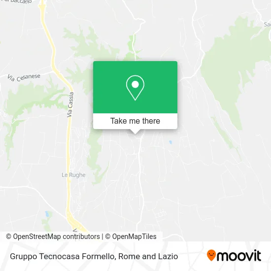Tecnocasa Group Formello map