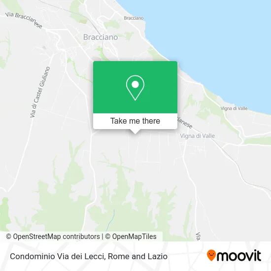 Lecci Street Condominium map