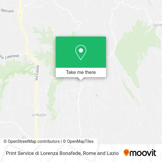 Print Service by Lorenza Bonafede map
