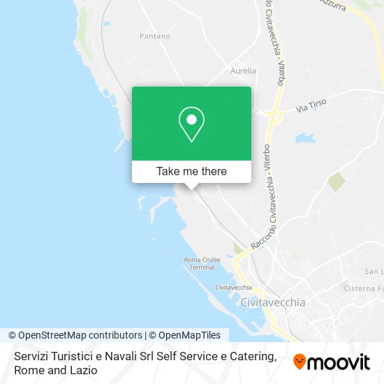 Servizi Turistici e Navali Srl Self Service e Catering map