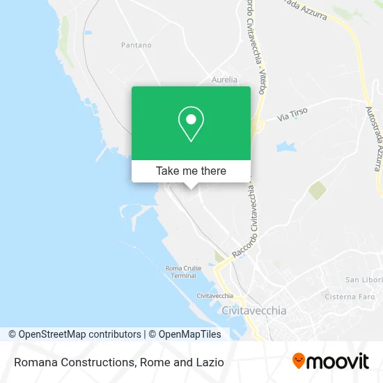 Romana Constructions map