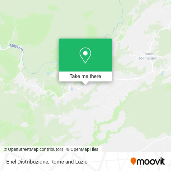 Enel Distribuzione map