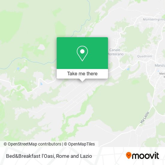Bed&Breakfast l'Oasi map