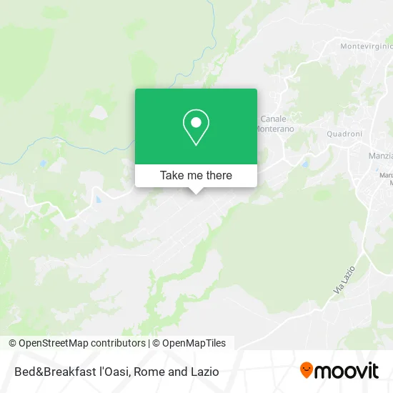 Bed&Breakfast l'Oasi map