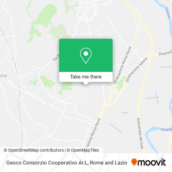 Gesco Consorzio Cooperativo Ar.L map