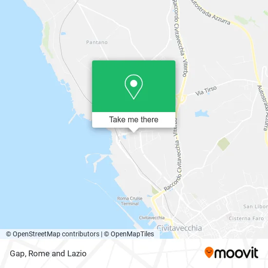 Gap map