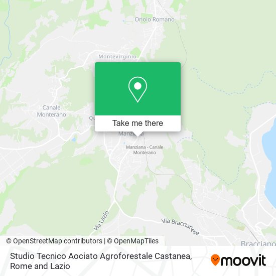 Studio Tecnico Aociato Agroforestale Castanea map