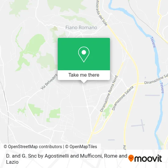 D. and G. Snc by Agostinelli and Mufficoni map