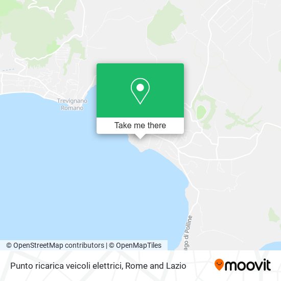 Punto ricarica veicoli elettrici map