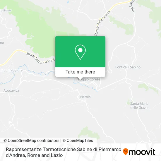 Sabine Thermotechnical Representatives by Piermarco d'Andrea map