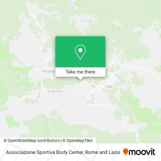 Associazione Sportiva Body Center map
