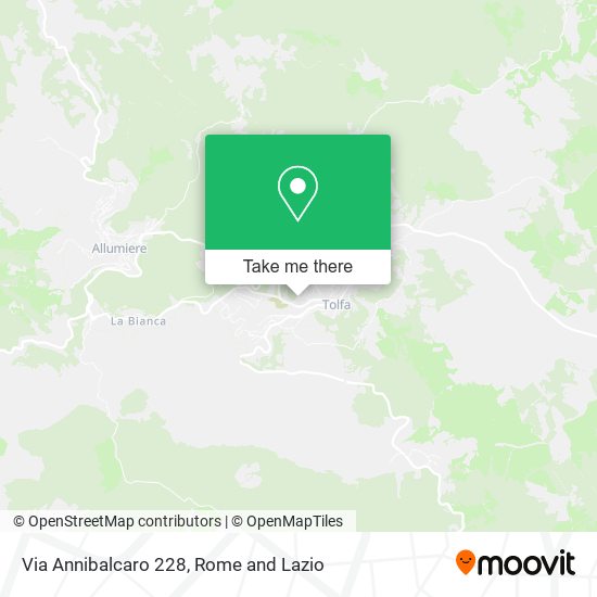 Via Annibalcaro 228 map