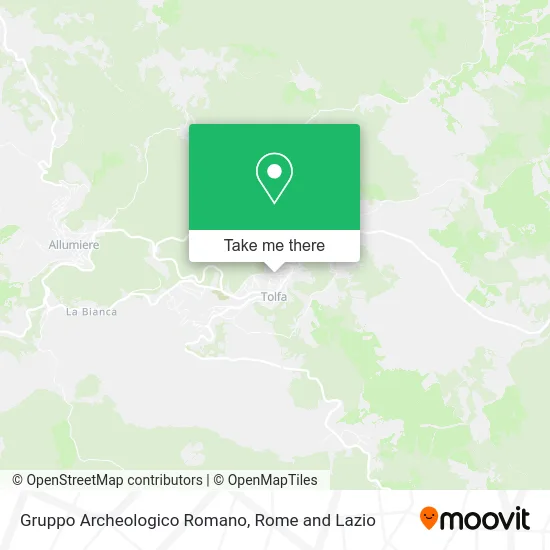 Roman Archaeological Group map