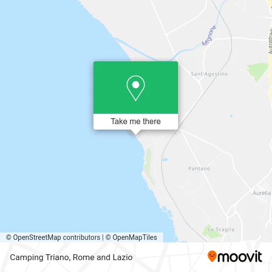 Triano Camping map
