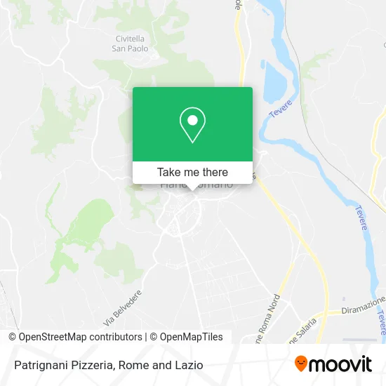 Patrignani Pizzeria map