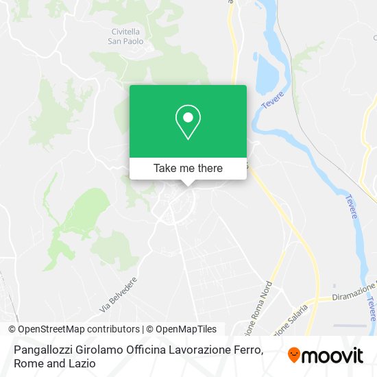 Pangallozzi Girolamo Officina Lavorazione Ferro map