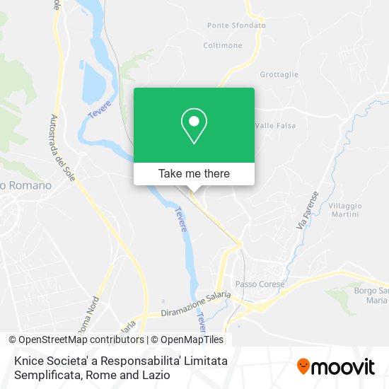 Knice Societa' a Responsabilita' Limitata Semplificata map