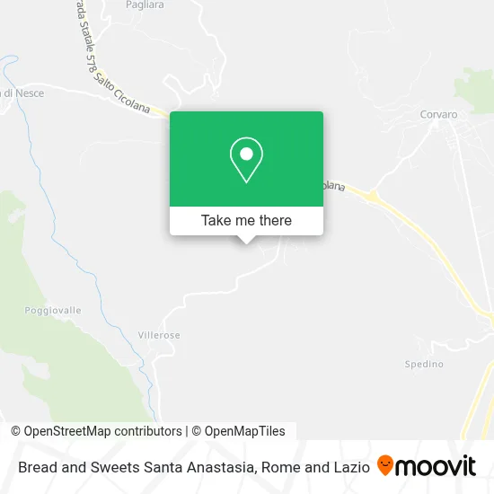 Bread and Sweets Santa Anastasia map