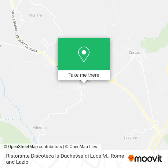 Ristorante Discoteca la Duchessa di Luce M. map