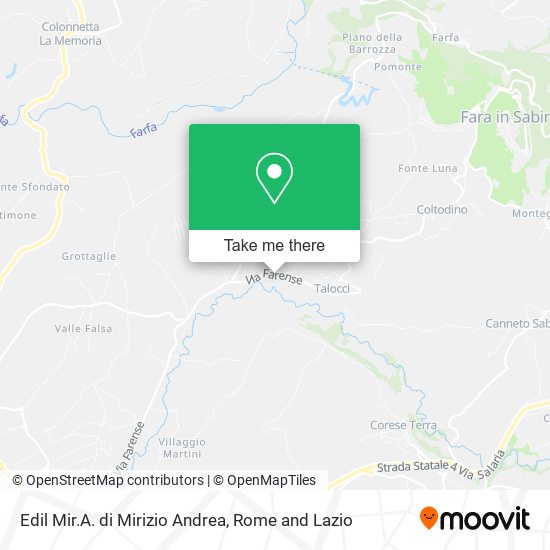 Edil Mir.A. di Mirizio Andrea map