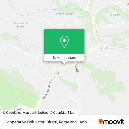 Cooperativa Coltivatori Diretti map