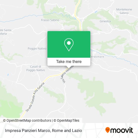 Impresa Panzieri Marco map