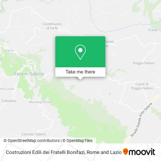 Costruzioni Edili dei Fratelli Bonifazi map