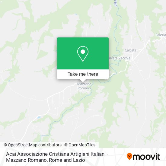 Acai Associazione Cristiana Artigiani Italiani - Mazzano Romano map