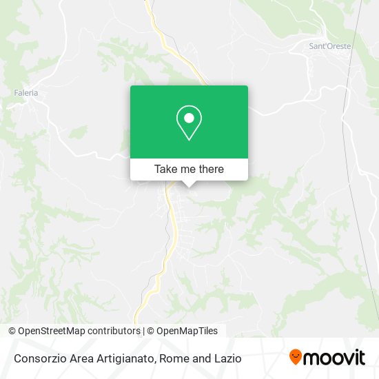 Consorzio Area Artigianato map