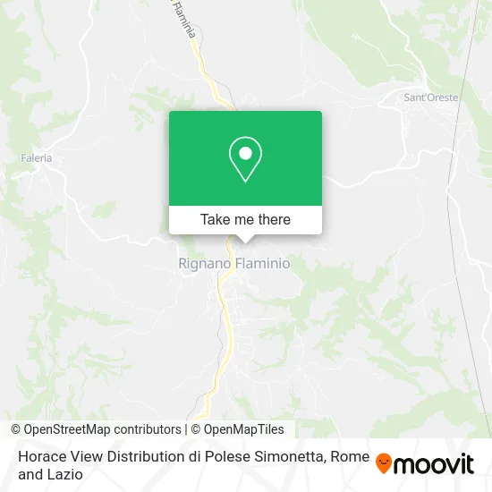 Horace View Distribution by Polese Simonetta map
