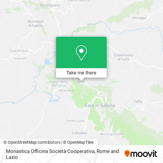 Monastica Officina Società Cooperativa map