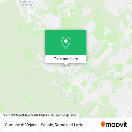 Comune di Vejano - Scuole map