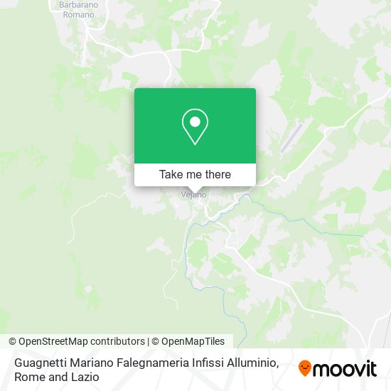 Guagnetti Mariano Falegnameria Infissi Alluminio map