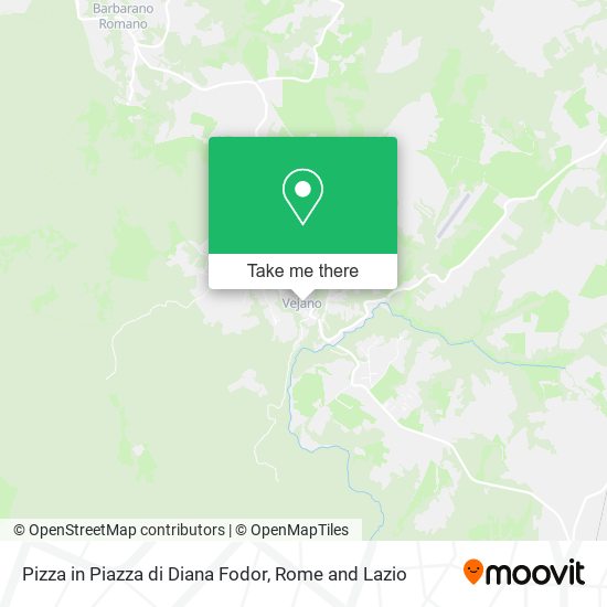 Pizza in Piazza di Diana Fodor map