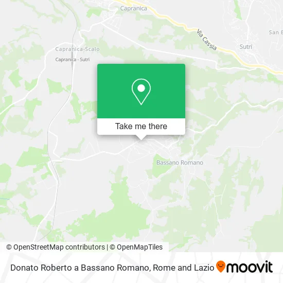Donato Roberto a Bassano Romano map