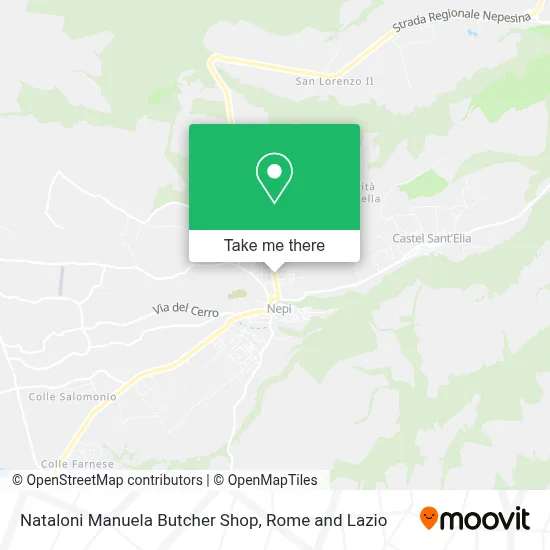 Nataloni Manuela Butcher Shop map
