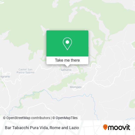 Bar Tabacchi Pura Vida map