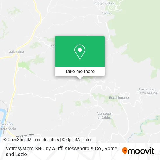 Vetrosystem SNC by Aluffi Alessandro & Co. map