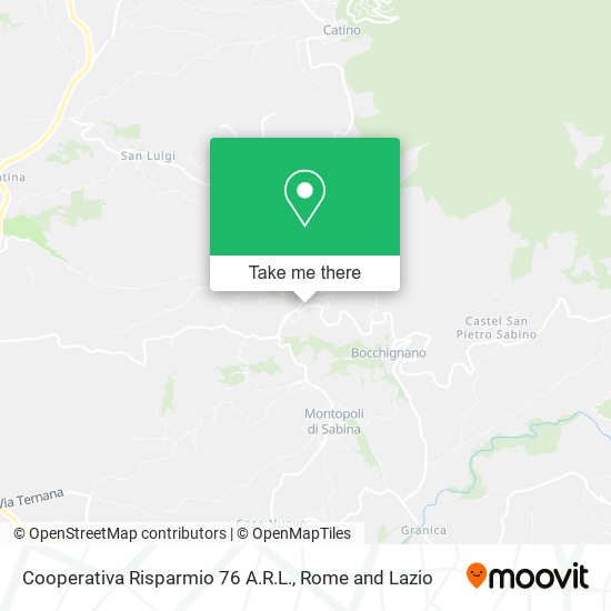 Cooperativa Risparmio 76 A.R.L. map