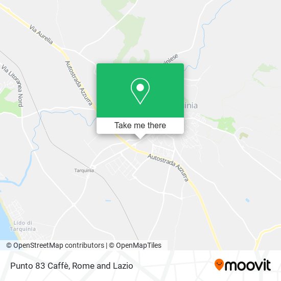 Punto 83 Caffè map