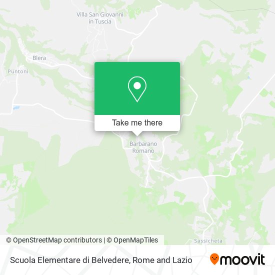 Scuola Elementare di Belvedere map