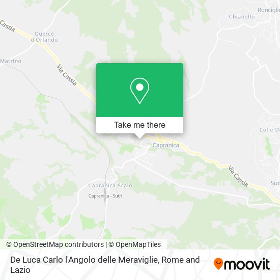 De Luca Carlo l'Angolo delle Meraviglie map