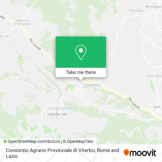 Consorzio Agrario Provinciale di Viterbo map