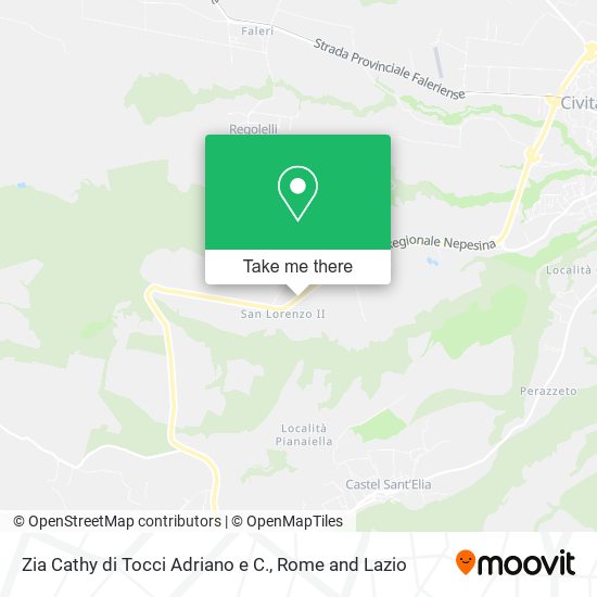 Zia Cathy di Tocci Adriano e C. map