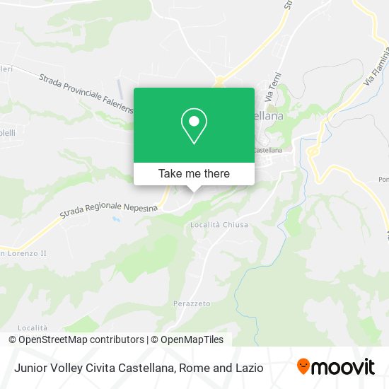 Junior Volley Civita Castellana map