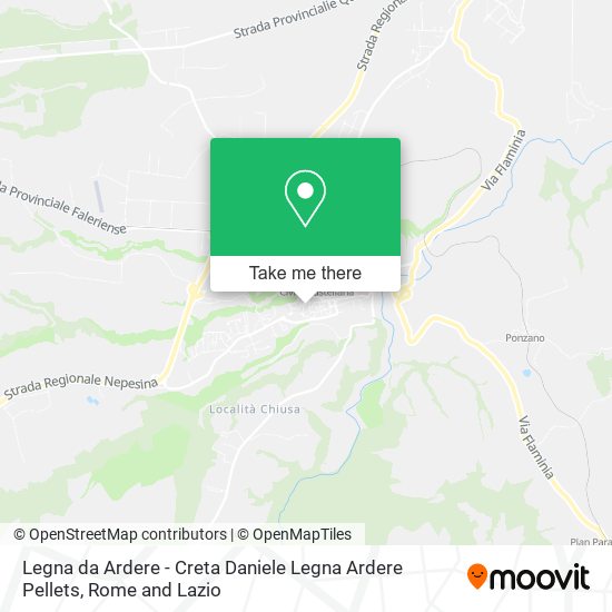 Legna da Ardere - Creta Daniele Legna Ardere Pellets map