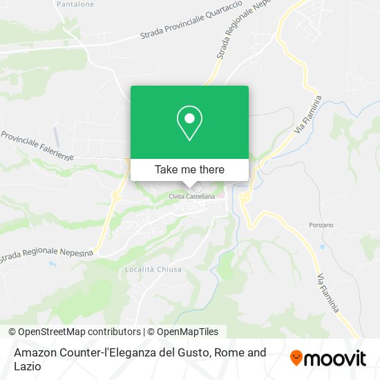 Amazon Counter-l'Eleganza del Gusto map