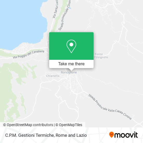 C.P.M. Gestioni Termiche map